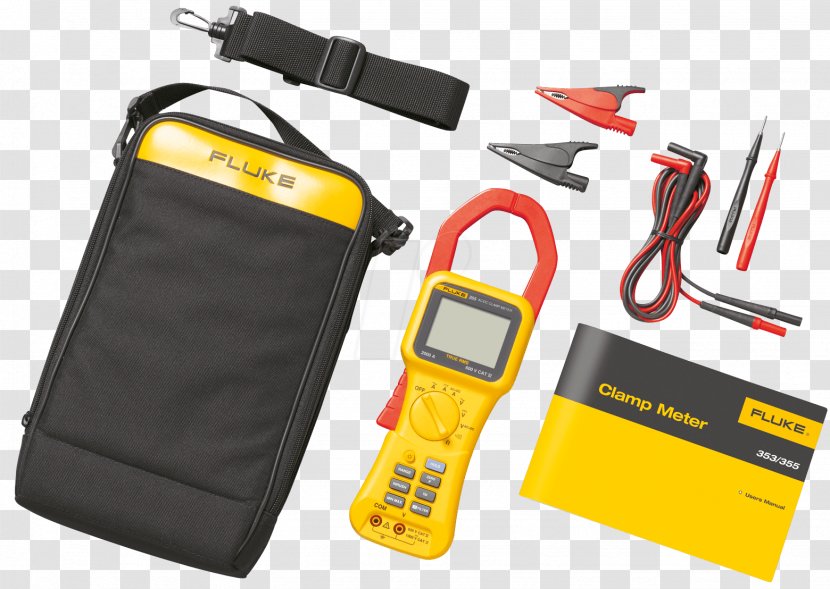 Current Clamp True RMS Converter Multimeter Root Mean Square Alternating - Fluke Corporation Transparent PNG