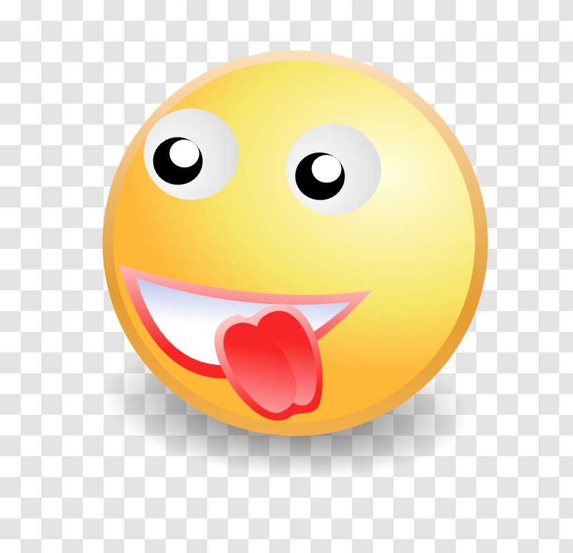 Joke Smiley Clip Art - Free Content - Tongue Out Transparent PNG