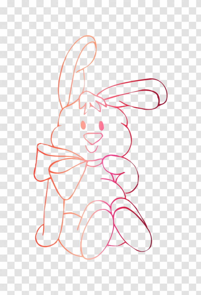 Illustration Clip Art Drawing /m/02csf Easter Bunny - Rabbits And Hares - Finger Transparent PNG