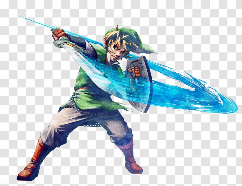 The Legend Of Zelda: Skyward Sword Link Breath Wild Wii - Fictional Character - Zelda Transparent PNG