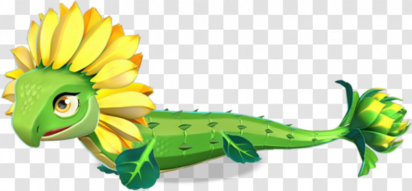 Dragon Mania Legends City Monster - Common Sunflower - RPG FireDragon Transparent PNG