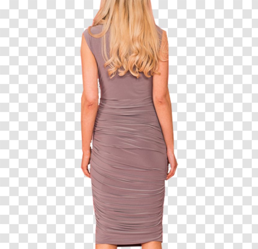 Shoulder Cocktail Dress Satin - Neck Transparent PNG