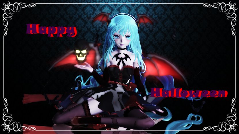 MikuMikuDance Desktop Wallpaper Hatsune Miku Vocaloid - Tree - Vampire Transparent PNG