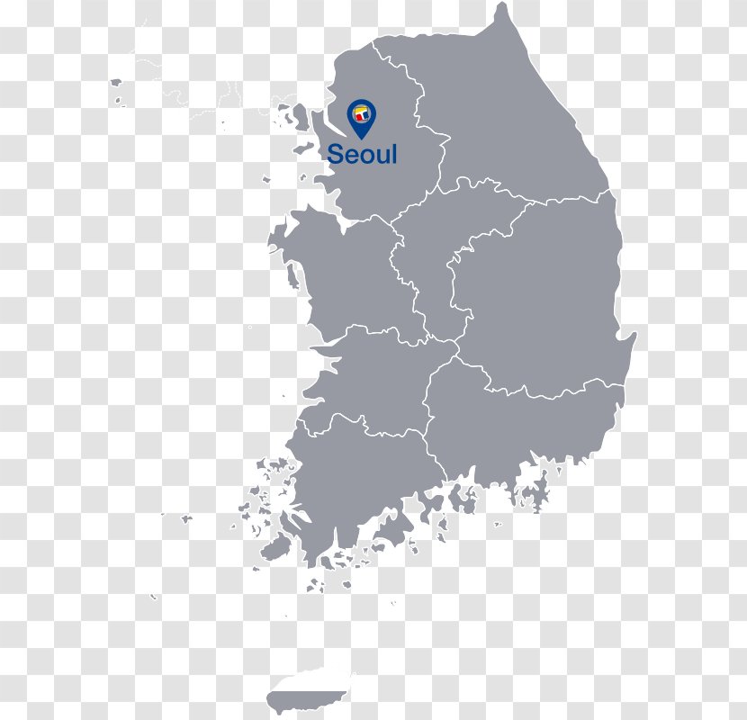 Seoul Jeolla Province Korean Peninsula Dialects Map - Area - Country Transparent PNG
