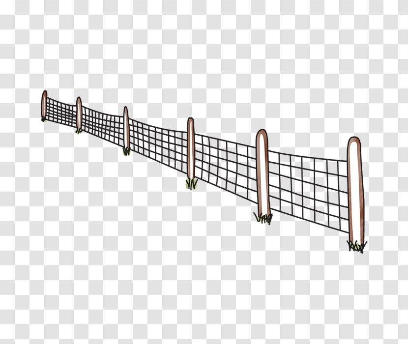 Fence Line Angle - Iron - Wire Transparent PNG