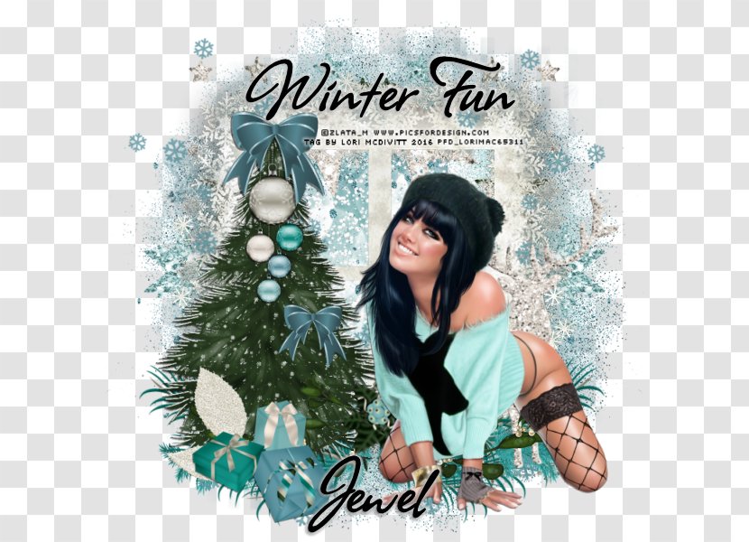 Christmas Ornament Album Cover Teal Day Font - Winter Tutorial Transparent PNG