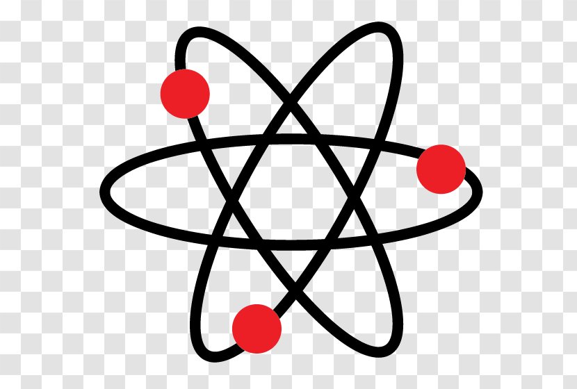 Atomic Nucleus Molecular Term Symbol - Black And White - Stethoscope Transparent PNG