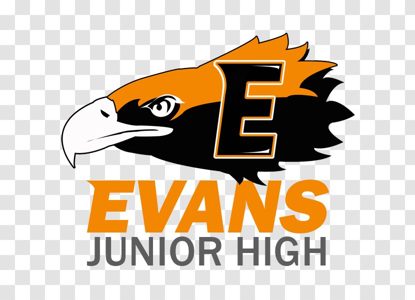 George Evans Junior High School Bloomington National Secondary Logo - Orange Transparent PNG