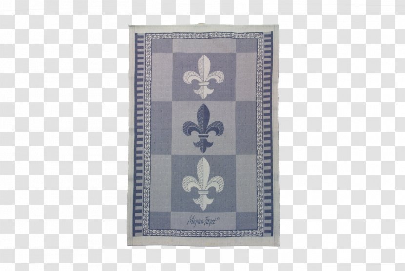 Towel Rectangle Hand Fleur-de-lis - Mignon Faget Transparent PNG