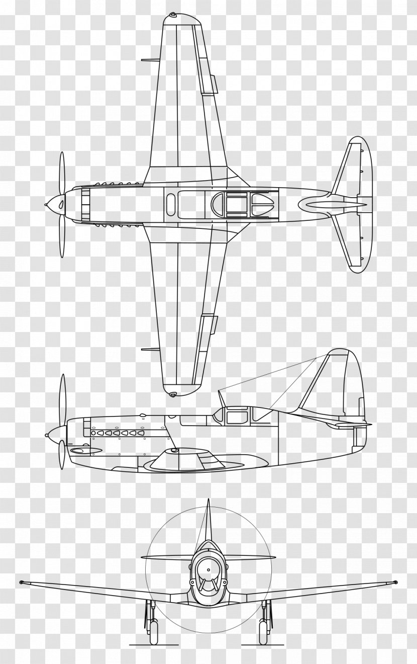 Mikoyan-Gurevich I-250 Airplane Aircraft MiG-15 Drawing - Plan Transparent PNG