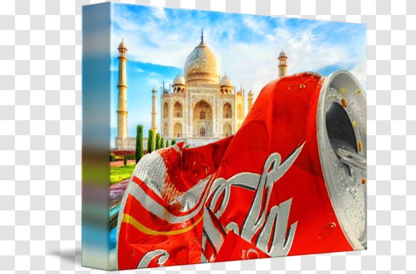 Coca-Cola Art Beverage Can Drink - Food - Taj Mahal Transparent PNG