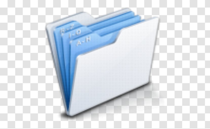 Download Directory - File System - Electric Blue Transparent PNG