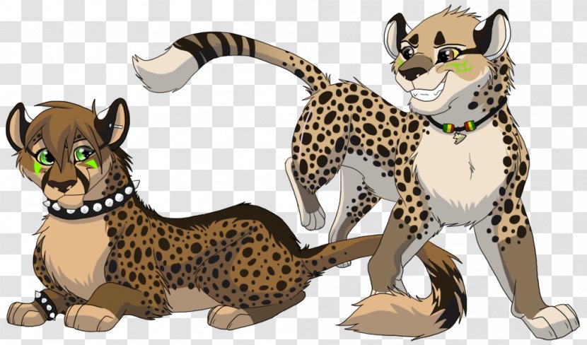 Cheetah Big Cat Lion Terrestrial Animal - Like Mammal Transparent PNG