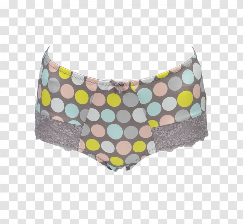 Briefs Polka Dot Underpants Swimsuit Shorts - Heart - Grey Rose Transparent PNG