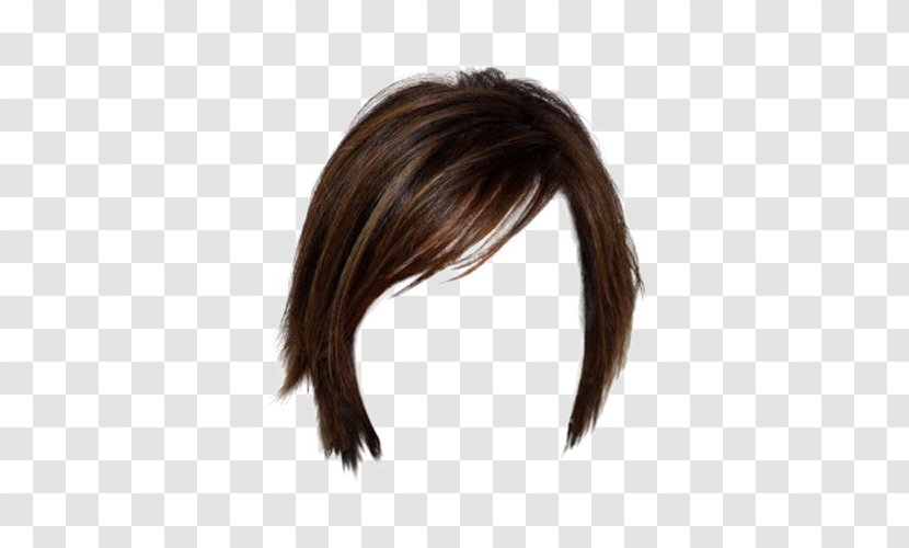 Wig Hairstyle Brown Hair Artificial Integrations Transparent PNG