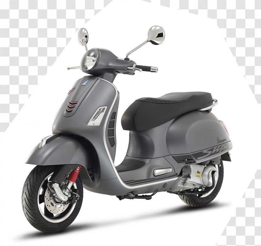 Piaggio Vespa GTS 300 Super Scooter Motorcycle - Sport Transparent PNG