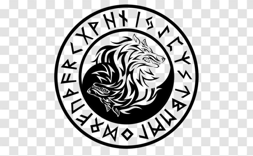 Old Norse Fenrir Mythology Odin Norsemen - Thor - Brand Transparent PNG