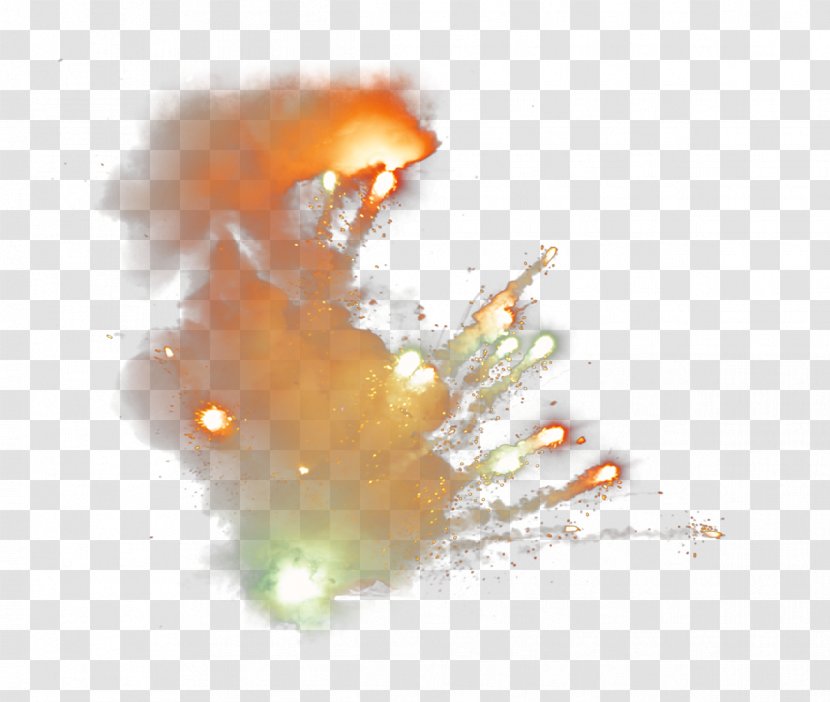 Dust Explodes The Splashing Particles - Explosion - Color Model Transparent PNG