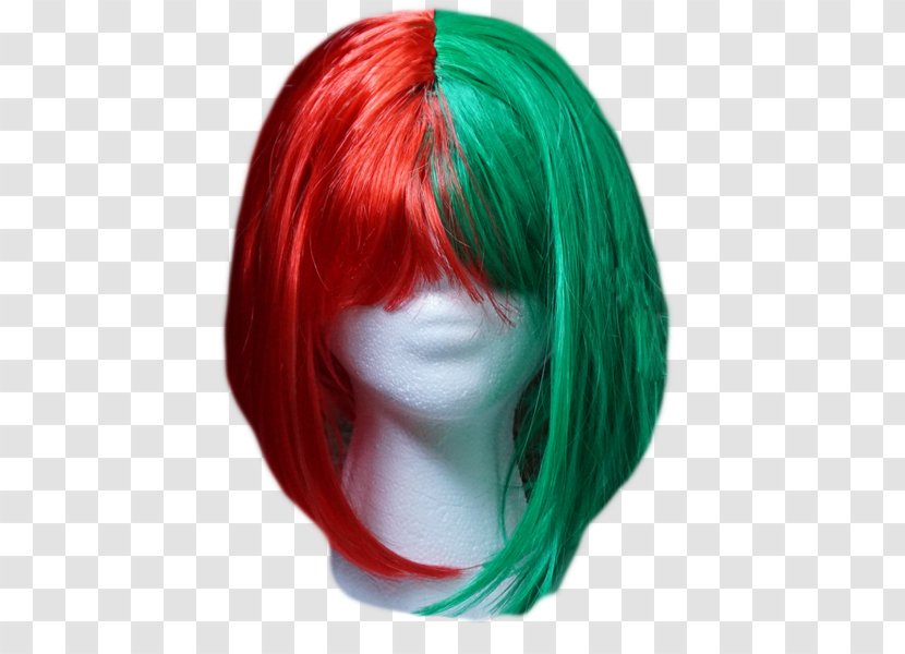 Red Wig Everyday Is Christmas Hair Coloring Day Transparent PNG