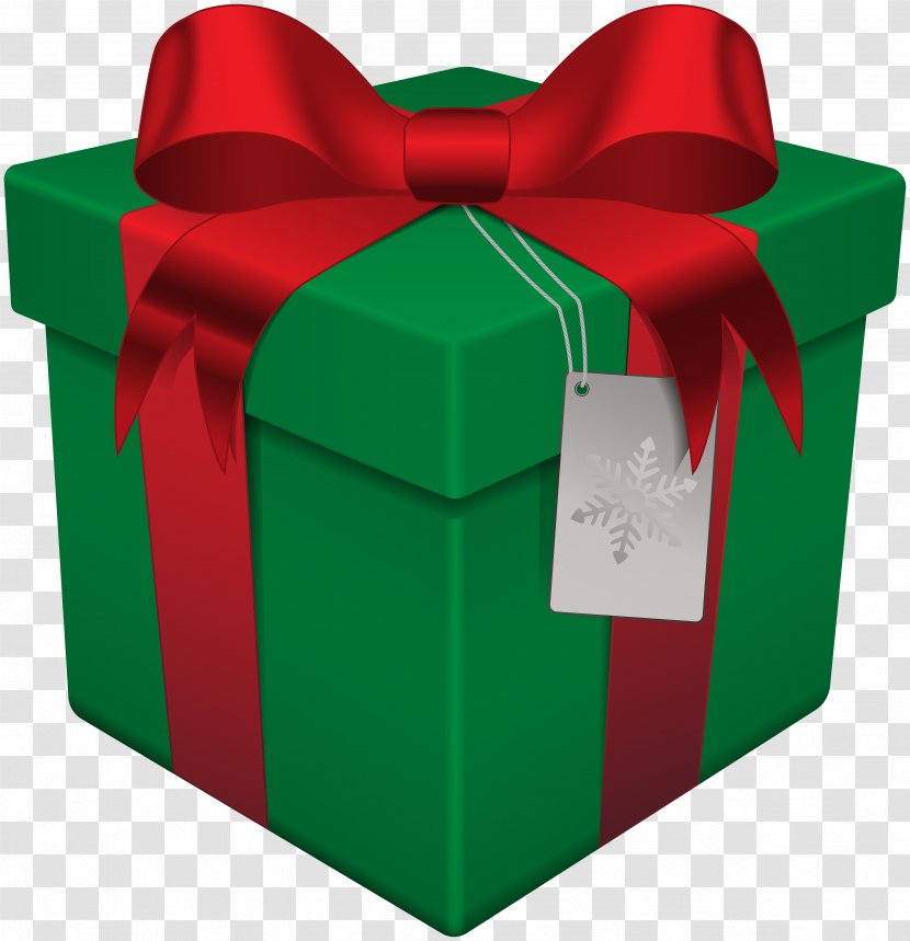 Gift Christmas Box Paper Gratis - Green Transparent Clip Art Transparent PNG
