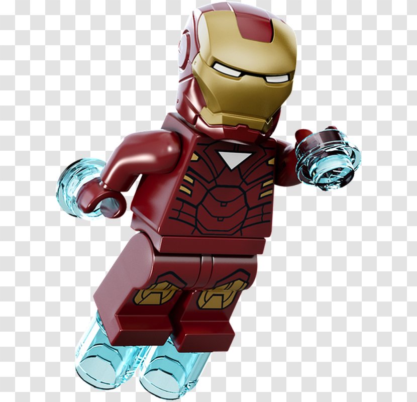 Lego Marvel Super Heroes Marvel's Avengers Iron Man War Machine Minifigure Transparent PNG