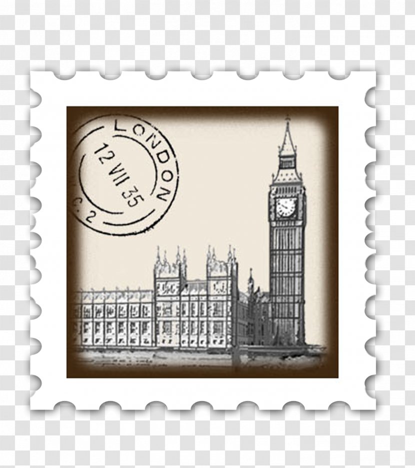 Stamp Place London Postage Stamps Mail Rubber - Scrapbooking Transparent PNG