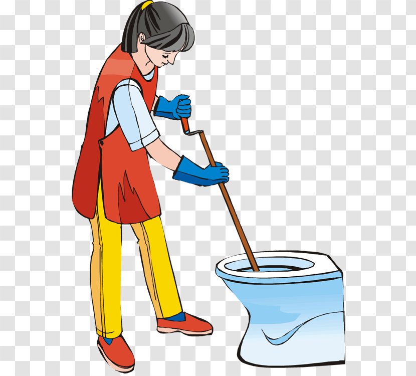 Toilet Bathroom Janitor Cleaning Clip Art Transparent PNG