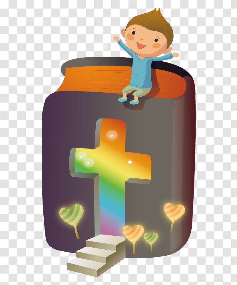 Christianity Child Jesus Stock Photography Wallpaper - Computer - Sitting On The Books Of Magic Transparent PNG