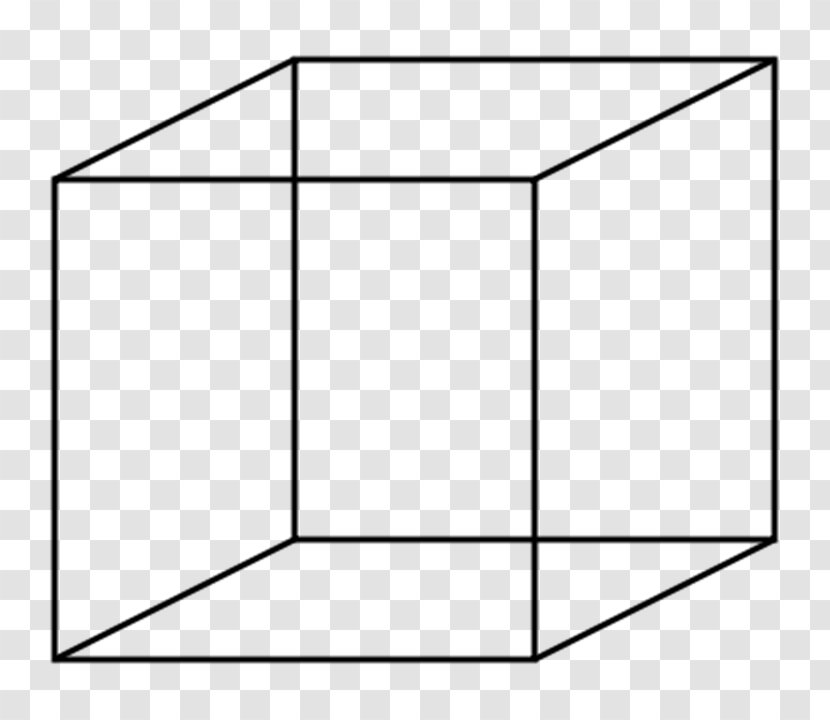 Necker Cube Clip Art - Area - 3d Rectangular Carton Box Transparent PNG