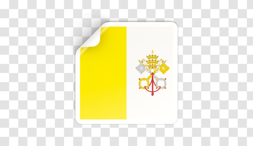 Flag Of Vatican City Brand Rectangle - Vatiacn Transparent PNG