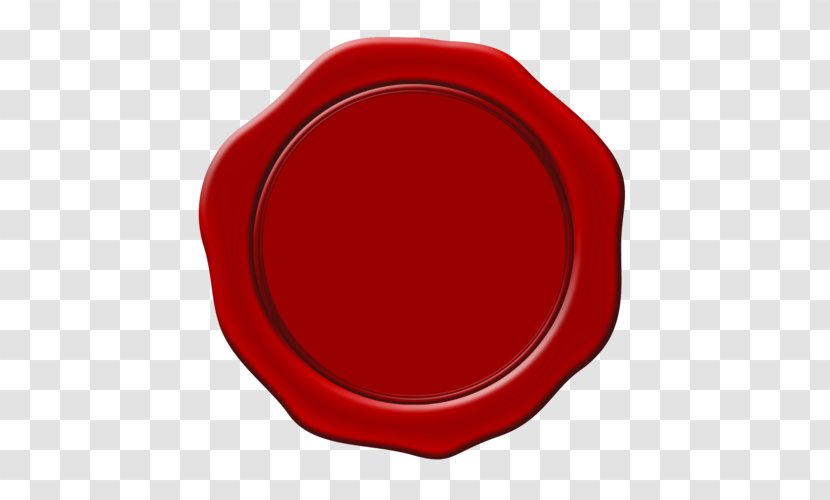 Tableware Material Circle - Red - Seal Transparent PNG