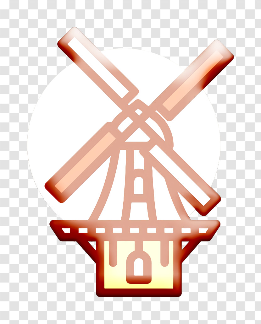 Amsterdam Icon Windmill Icon Monuments Icon Transparent PNG
