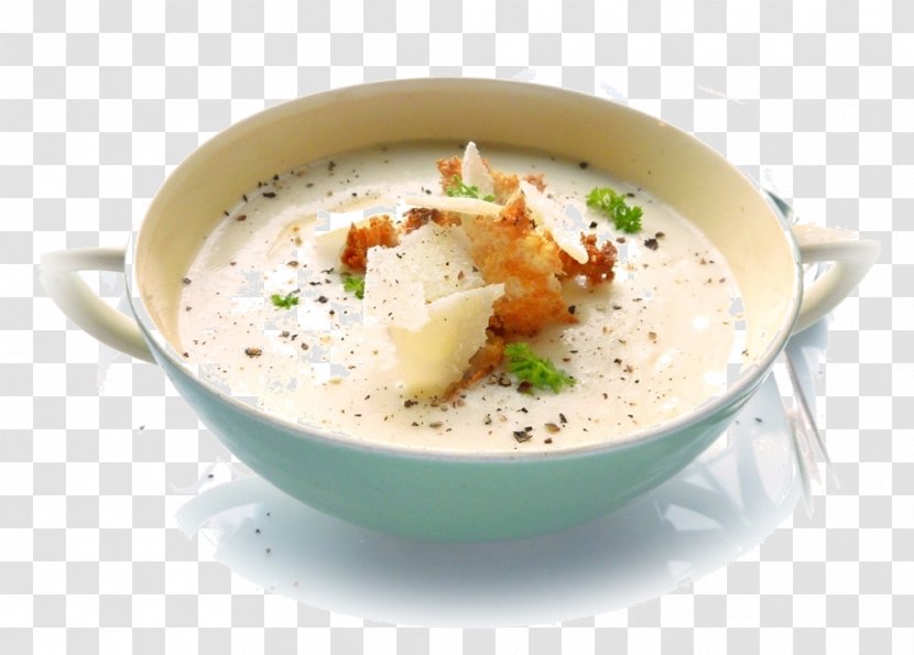 Leek Soup Cheese Clam Chowder Toast Vichyssoise - Cuisine Transparent PNG