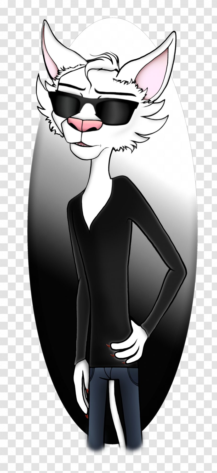 Whiskers Cat Glasses Transparent PNG