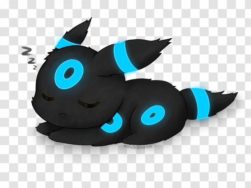 Umbreon Drawing Pokémon Image Plush - Silhouette - Shiny Transparent PNG