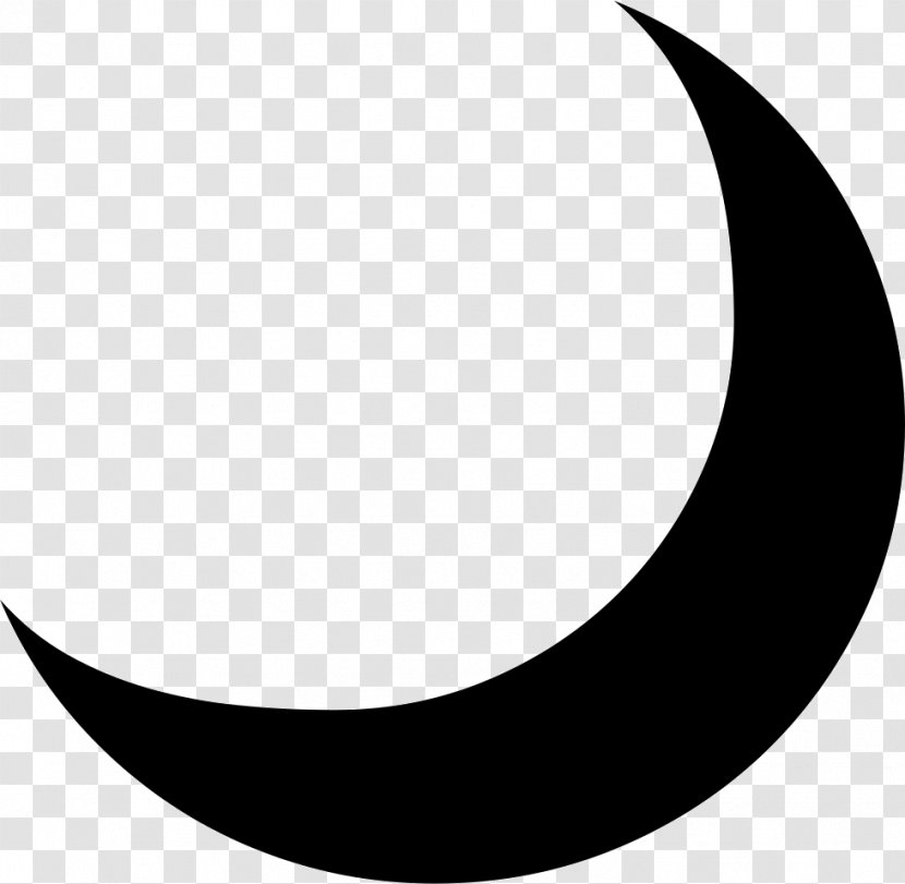 Crescent Circle Desktop Wallpaper Computer White - Symbol Transparent PNG