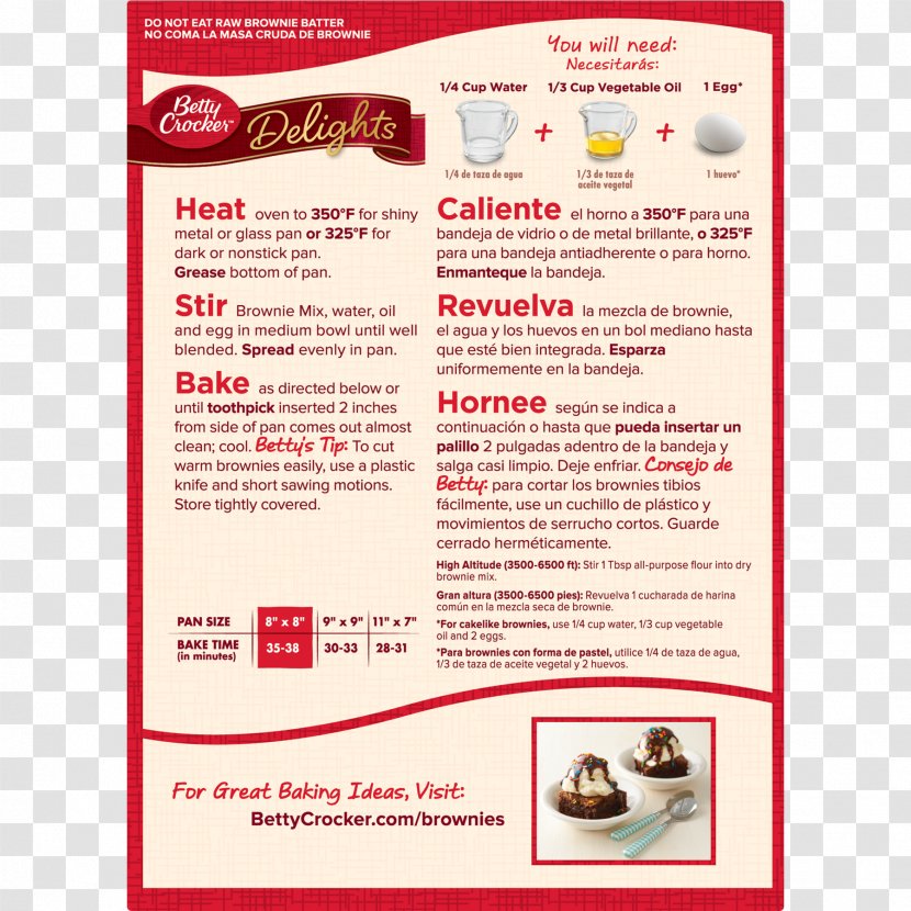 Chocolate Brownie Fudge Dessert Bar Frosting & Icing Betty Crocker Transparent PNG