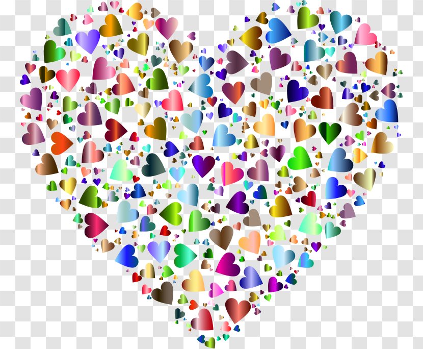 Color Chaos Theory Heart Clip Art - Image Transparent PNG