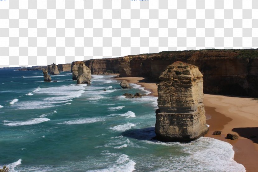 Melbourne London Arch Port Campbell The Twelve Apostles Great Ocean Road - Vacation - Beautiful Beaches Transparent PNG