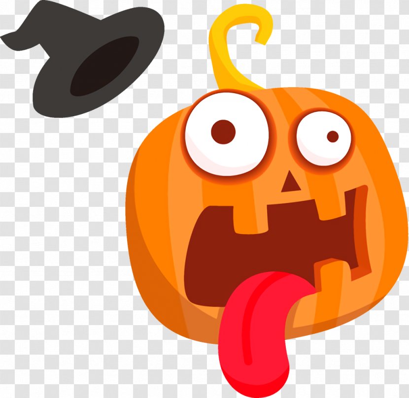 Jack-o-Lantern Halloween Carved Pumpkin - Jackolantern - Plant Calabaza Transparent PNG