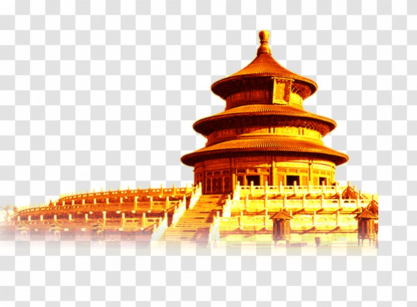 Temple Of Heaven Yuyuanxiang Central Institutional Organization Commission Communist Party China - Orange - Golden Palace Museum Transparent PNG