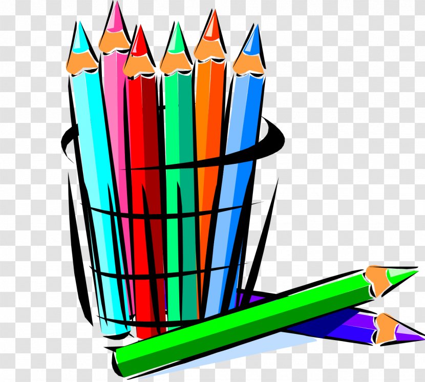 Colored Pencil National Primary School Clip Art - Office Supplies Transparent PNG