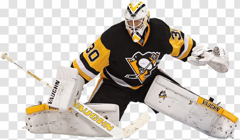 Pittsburgh Penguins National Hockey League Goaltender Stanley Cup Playoffs Ice - Protective Equipment - College Transparent PNG