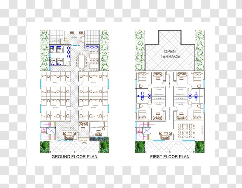 Floor Plan .dwg AutoCAD Drawing - Architectural - Design Transparent PNG