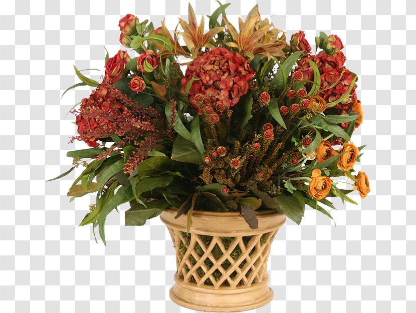 Floral Design Flowerpot Cut Flowers Flower Bouquet - Artificial Transparent PNG