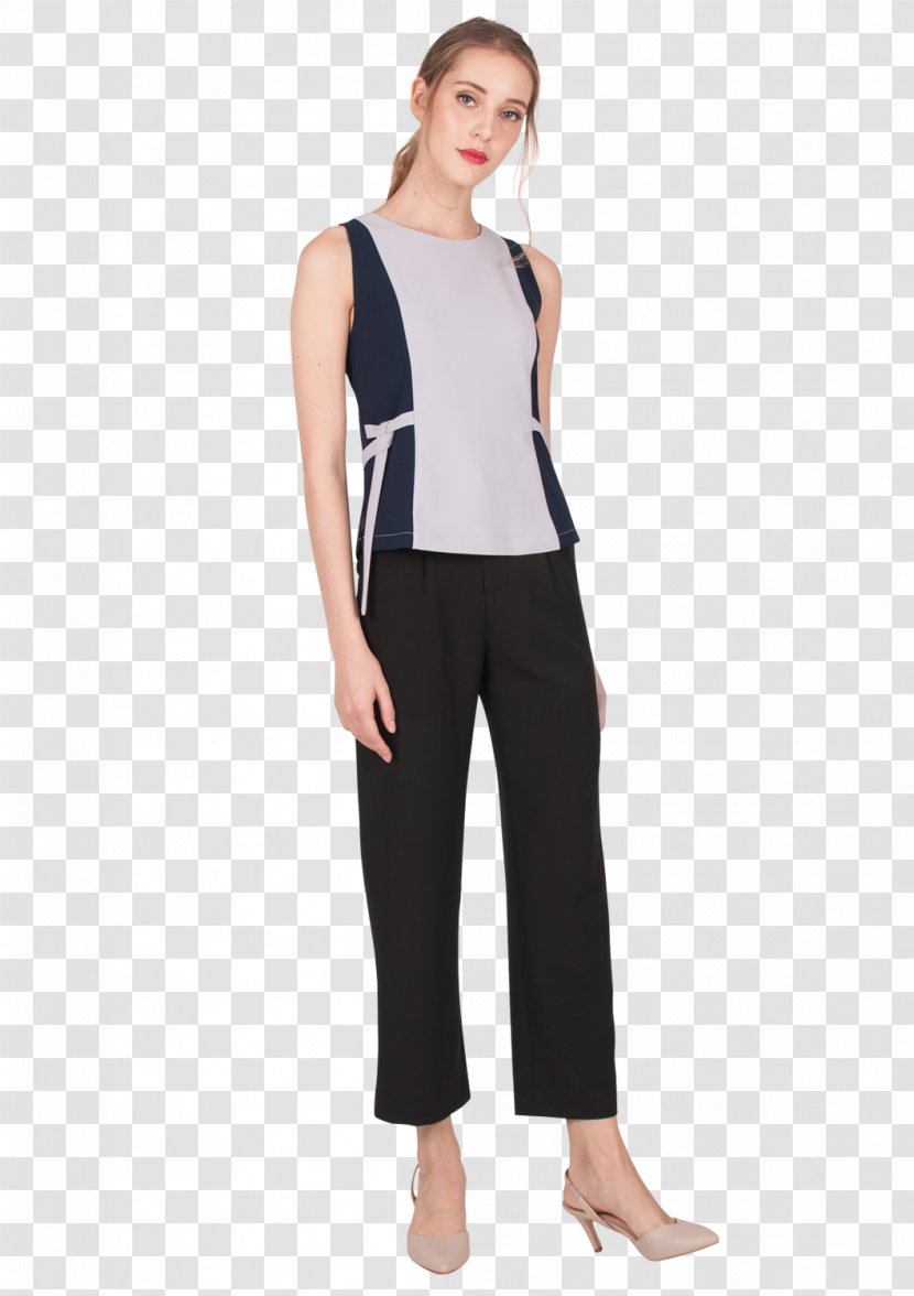 Clothing Shoulder Sleeve Pants Joint - White - Straight Trousers Transparent PNG