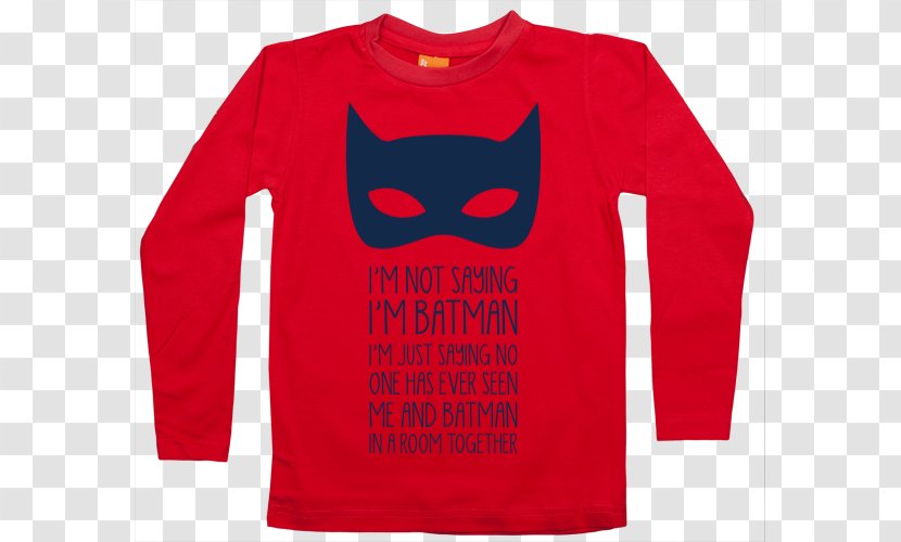 Long-sleeved T-shirt Raglan Sleeve - Long Sleeved T Shirt - Baby Batman Transparent PNG