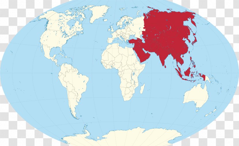 Afro-Eurasia Globe World Map Europe - Asia Transparent PNG