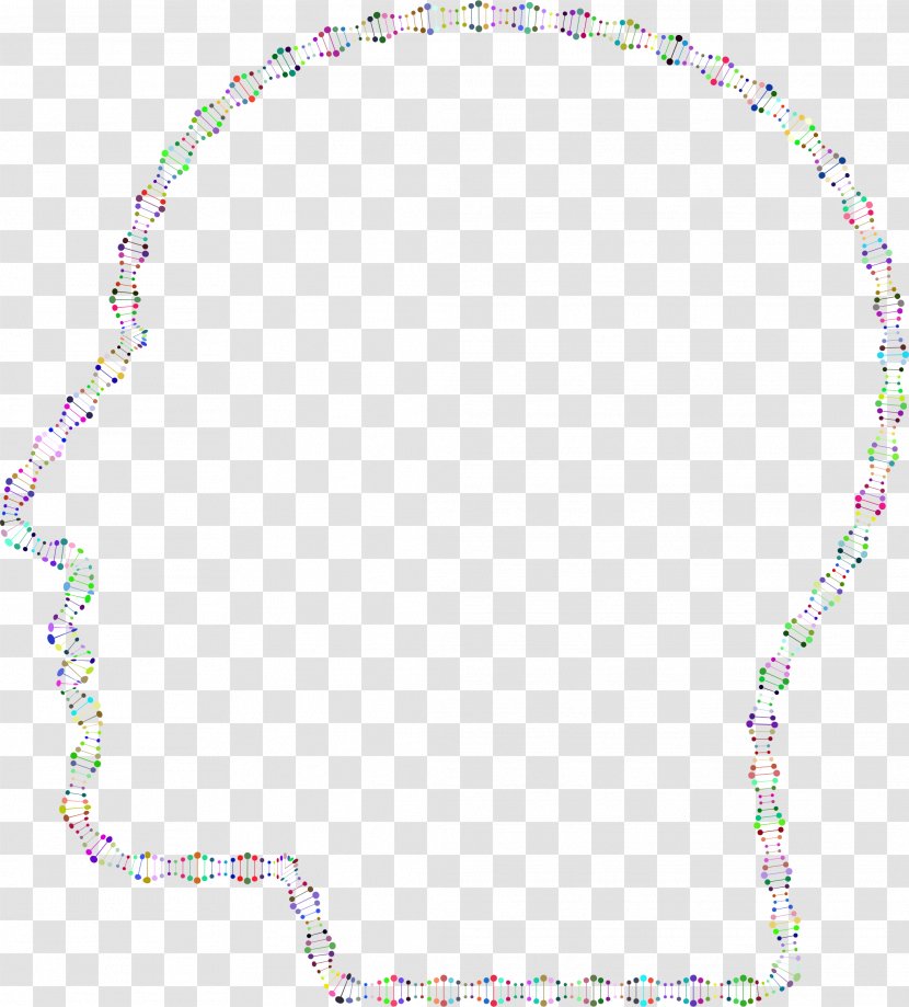 DNA Nucleic Acid Double Helix - Necklace - Dna Transparent PNG
