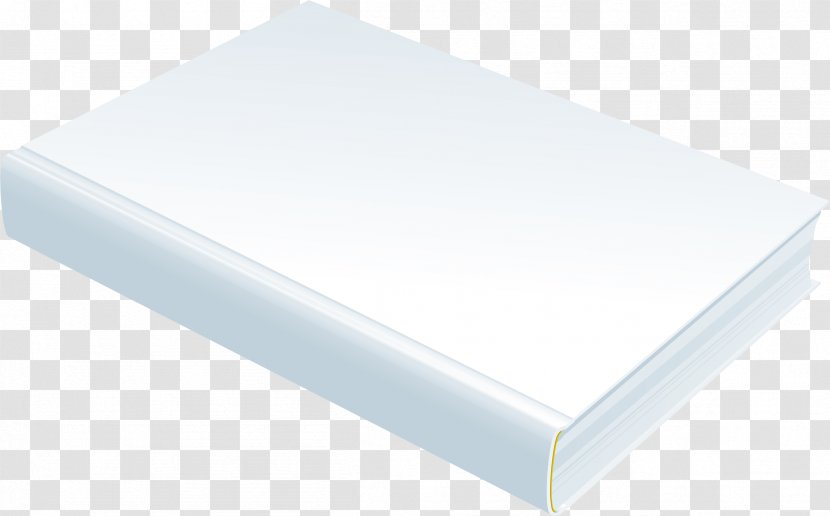 Material Rectangle - White Book Transparent PNG